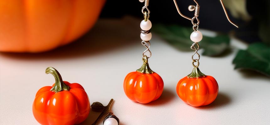 How to Wear Pumpkin Earrings