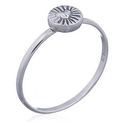 Sterling Silver Ring Rays of the Heart by BeYindi