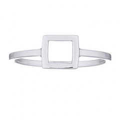 Open Square 925 Sterling Silver Ring by BeYindi 