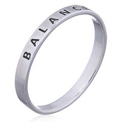 "Balance" Sterling Silver Band Ring by BeYindi