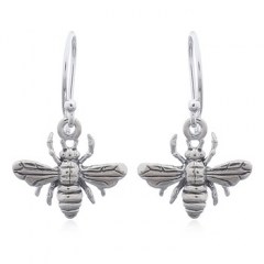 Bumble Bees Sterling Silver Dangle Earrings by BeYindi