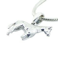 Detailed Chinese Zodiac Horse Sterling Silver Pendant by BeYindi 2