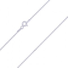 Faceted Silver Ball Necklace Chain by BeYindi