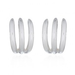 Sterling 925 Silver Claws Stud Earrings by BeYindi 