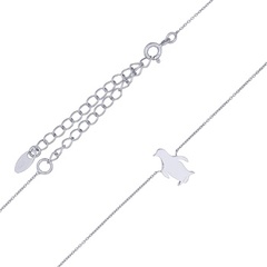 Penguin Silver Plated 925 Chain Necklace by BeYindi