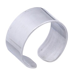 Adjustable 10 mm Sterling Silver Band Ring by BeYindi