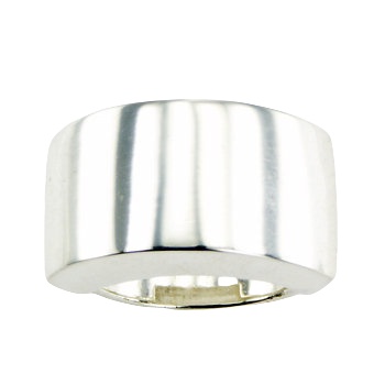 Contemporary Ring Design Boldly Arched Massive 925 Silver by BeYindi 