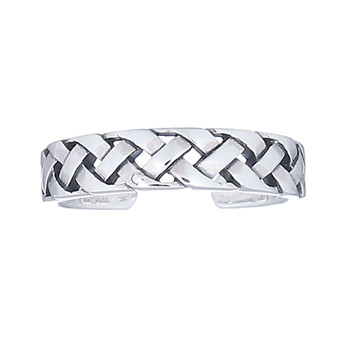 Sterling Celtic Weave Toe Ring by BeYindi 