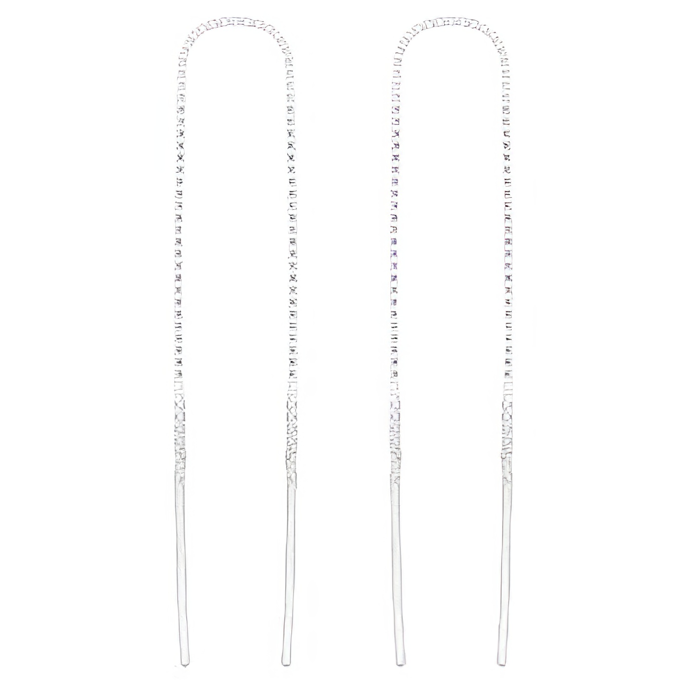 Generously Long Threader Box Chain Sterling Silver Earrings by BeYindi 