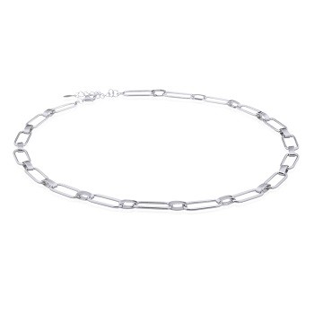 Sterling Silver Capsule Wire Work Choker Necklace by BeYindi 