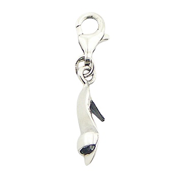 Stiletto Heeled Sandals Charm Crafted Of Sterling Silver by BeYindi 