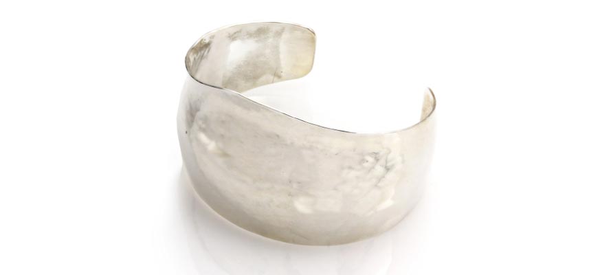 wide silver cuff bracelet