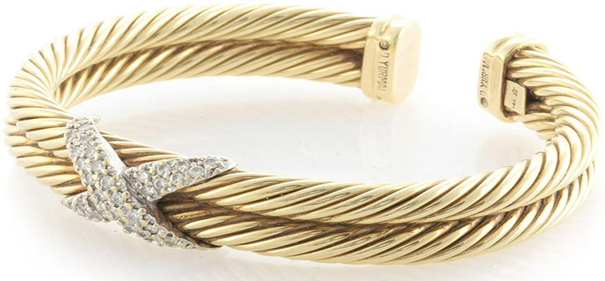 David Yurman Wellesley Link MultiStack Bracelet w 18k Gold  Neiman Marcus