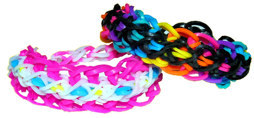 Triple Link Chain - Rainbow Loom Bracelet 
