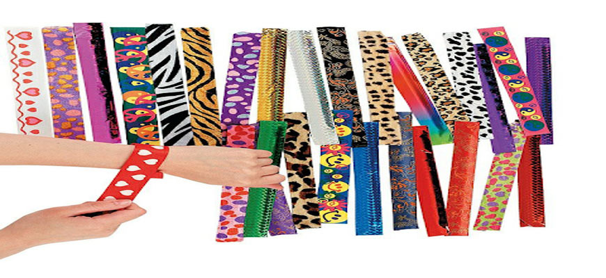 Amazon.com: 12Pcs Two Groovy 70s Slap Bracelets for Kids, Groovy Birthday  Party Favors Decorations Supplies Weeding, for Themed 70s Favors Boys Girls  Gifts Cute Classroom Prizes School Game : Toys & Games