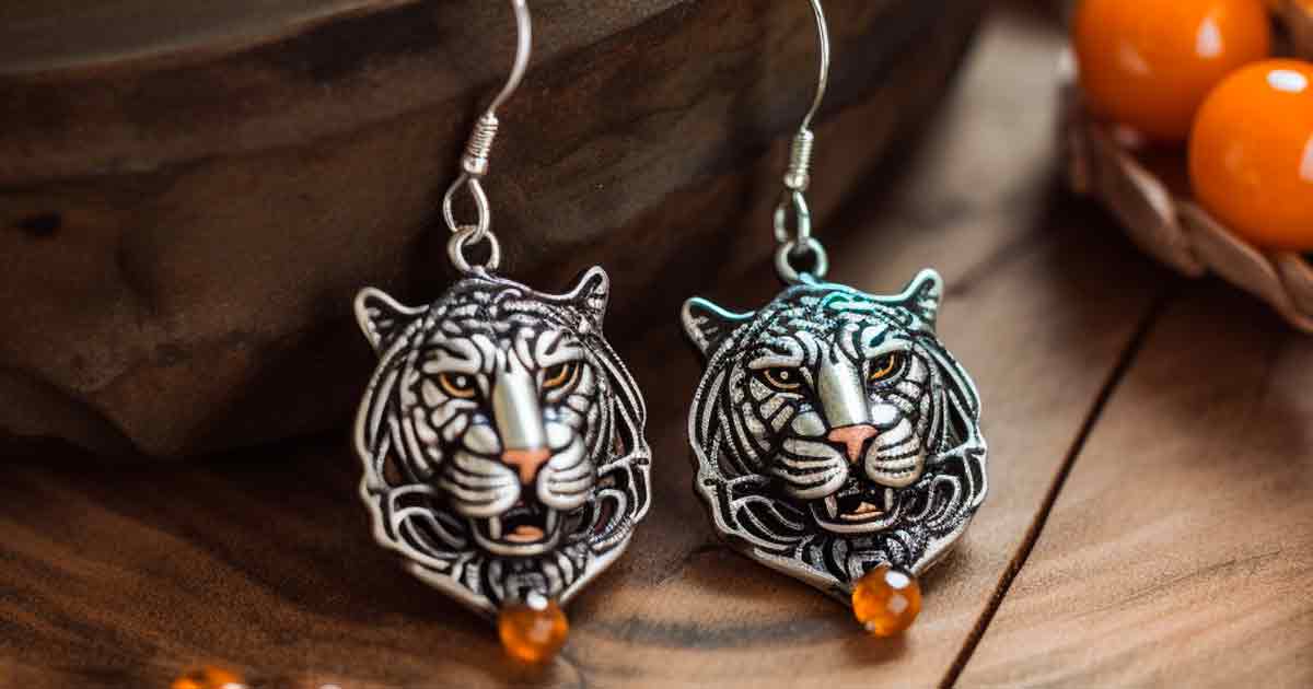 Tiger Earrings: Embrace Your Wild Side with the Fierce Accessory