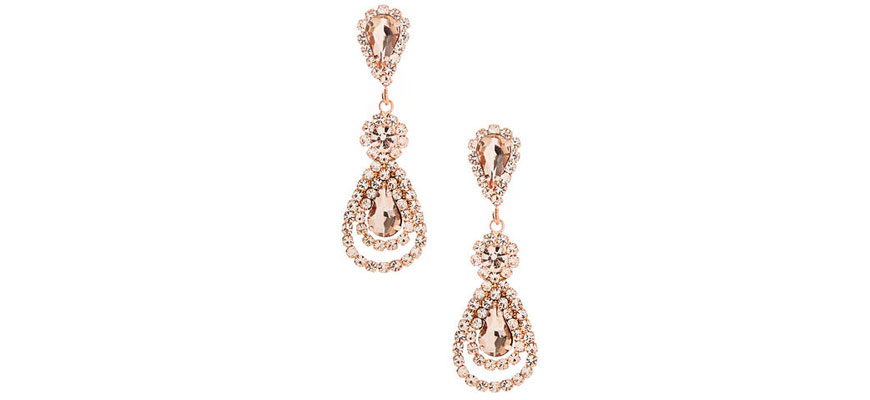 Elegant Crystal Drop Earrings Will Add Mesmerizing Sparkle To Your Look