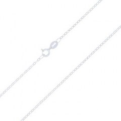 16 Inches Flat Sterling Silver Cable Chain by BeYindi