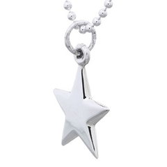 Classic Lucky Star Sterling Silver Pendant by BeYindi 