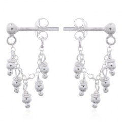 Sassy Style 925 Sterling Silver Balls Stud Earrings by BeYindi