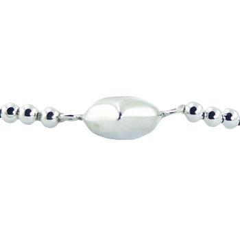 Polished Sterling Silver Puffed Heart Charm Bracelet by BeYindi 3