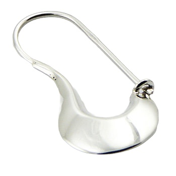 Outstanding Sterling Silver Slim 32mm Hoop Earrings by BeYindi 2