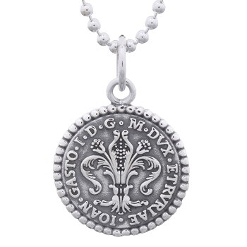 Italian States Coin Sterling Silver Pendant by BeYindi 