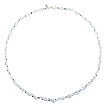 Sterling silver adjustable rollo chain 5mm gauge by BeYindi 