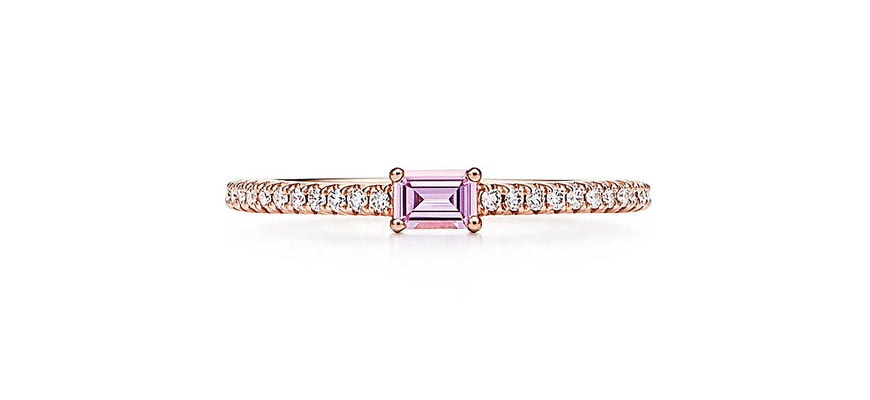 tiffany horizon pink sapphire ring