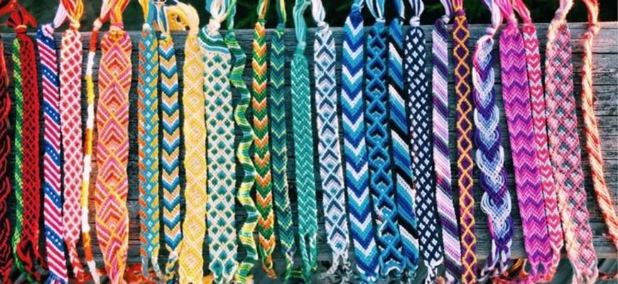 Wholesale of Cotton Thread Friendship Bracelets Adjustable Multi Colour |  eBay